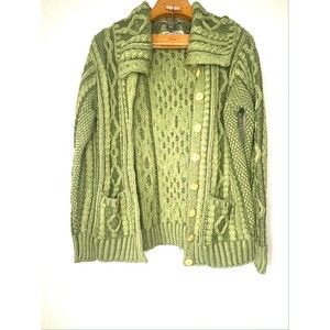 Aran Crafts Ireland Sweater 100% Merino Wool Size: M